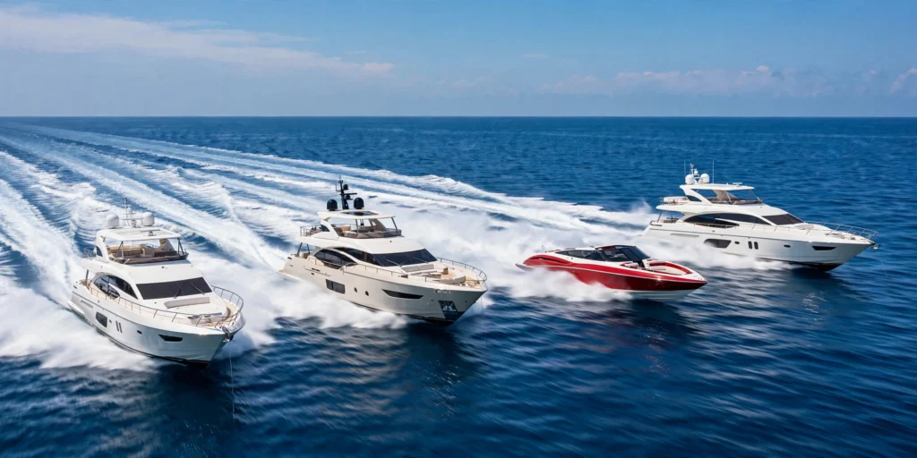 luxury yacht race